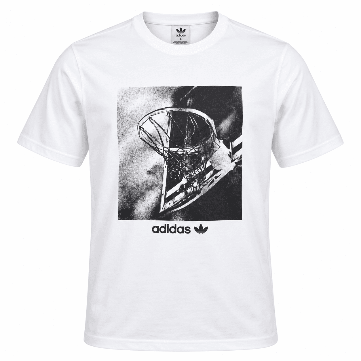 Adidas Basketball Graphic T-Shirt – White